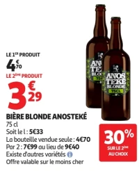 Bière blonde Anosteké