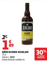 Bière blonde Jeanlain