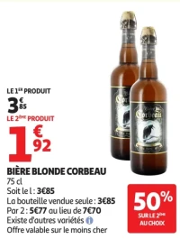 Bière blonde Corbeau
