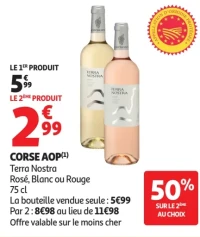 Corse AOP Terra Nostra Rosé, Blanc ou Rouge