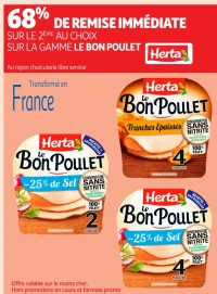 Gamme Le Bon Poulet Herta