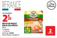 Délice de poulet halal Isla Délice