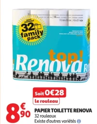 Papier toilette Renova