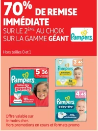 Couches bébé Pampers