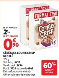 Céréales Cookie Crisp Nestlé