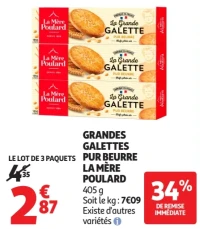 Grandes Galettes pur beurre La Mère Poulard