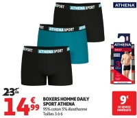 Boxers homme daily sport Athena
