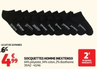 Socquettes homme Inextenso