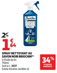 Briochin Spray Nettoyant Au Savon Noir
