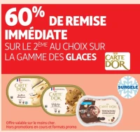 Gamme des glaces Carte d'Or