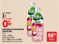 Infusion litchi passion Volvic Bio