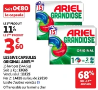 Lessive capsules Ariel Grandiose Original