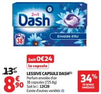 Lessive Capsule Dash Envolée d'Air