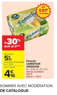 Panaché CARREFOUR SENSATION