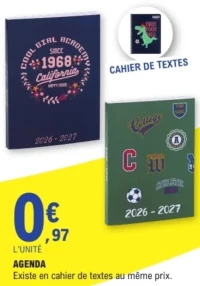 Agenda / Cahier de textes