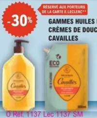 Gammes Huiles et Crèmes de Douche Rogé Cavaillès
