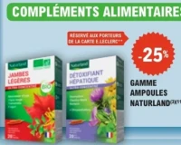 Gamme Ampoules Naturland