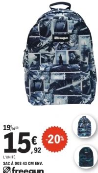 Sac à dos Freegun 43 cm env.