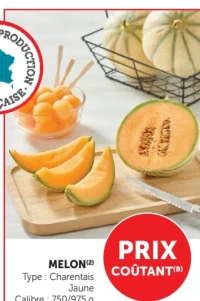 Melon Type: Charentais Jaune