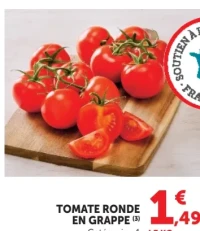 Tomate ronde en grappe