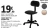 Promo Chaise dactylo à roulettes