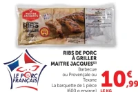 Ribs de porc à griller Maître Jacques