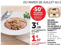 Salade de museau de porc ou de boeuf à la lyonnaise Randy