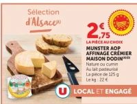 Munster AOP affinage crémier Maison Dodin