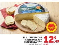 Bleu du Vercors Sassenage AOP Vercors Lait