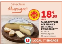 Saint-Nectaire AOP Fermier Les Terres d'Auvergne
