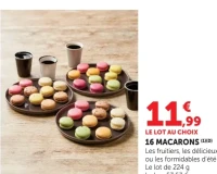 16 Macarons