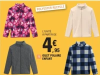 Gilet polaire enfant