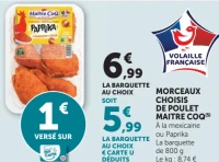 Morceaux choisis de poulet Maitre Coq