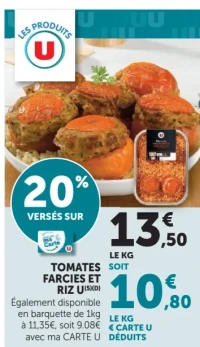 Tomates farcies et riz U