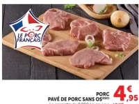 Pavé de Porc sans os