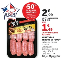 Mini Tapas Tendre et Plus
