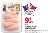 Filet de poulet Maitre Coq