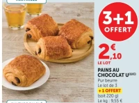 Pains au chocolat U
