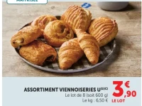 Assortiment viennoiseries U
