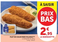 Filet de Colin pané d'Alaska Côté Marine