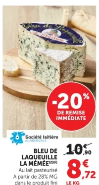 Bleu de Laqueuille La Mémée