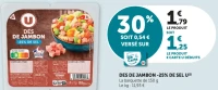 Dés de jambon -25% de sel U
