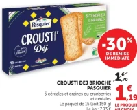 Crousti Déj Brioche Pasquier