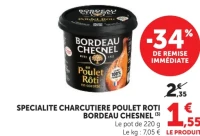 Spécialité charcutière Poulet Rôti Bordeau Chesnel