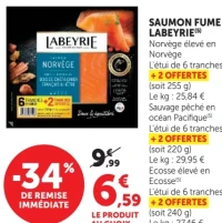 Saumon fumé Labeyrie