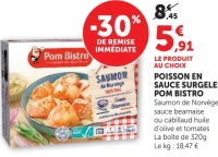 Poisson en sauce surgelés Pom Bistro