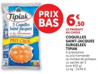 Coquilles Saint-Jacques Surgelées Tipiak