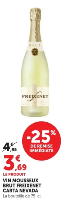 Vin Mousseux Brut Freixenet Carta Nevada