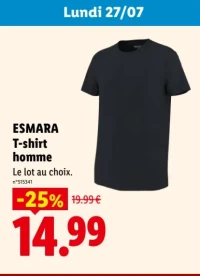 ESMARA T-shirt homme