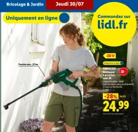 PARKSIDE Nettoyeur à pression sans fil 20 V
